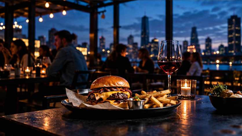 A table for the whole night.